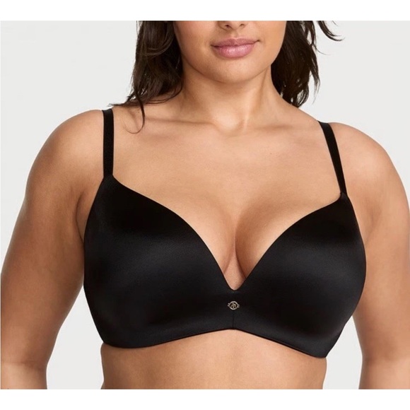 Victoria’s Secret VERY SEXY So Obsessed Smooth Wireless Push-Up Bra 38DD Black - Picture 1 of 7
